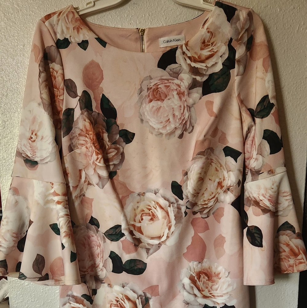Calvin Klein Floral Dress Size 8